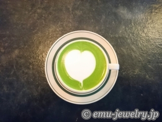 西荻窪『サテン』抹茶ラテ