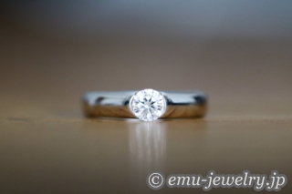 譲り受けたダイヤモンドリングをリフォームする。