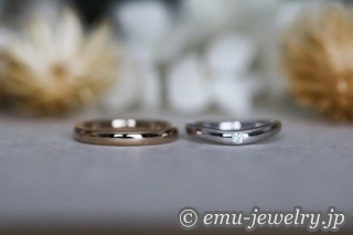 マリッジリングもファッションの一部です。