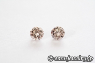 ほんのり優しいピンク色のダイヤモンド。