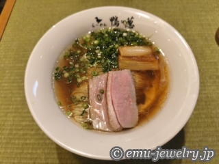 御徒町「鴨to葱」鴨ラーメン